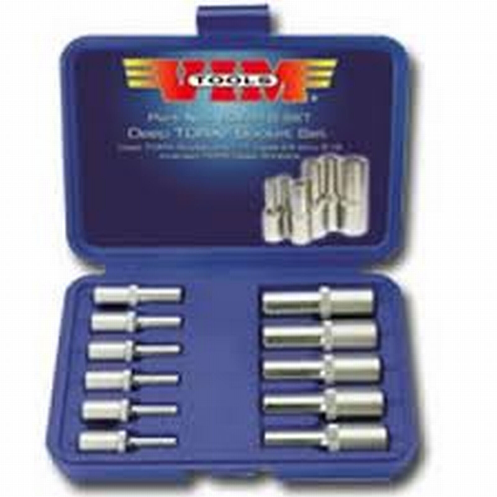 DEEP TORX SOCKET SET 11 PCS E4-E18,   VIMVDE418-03