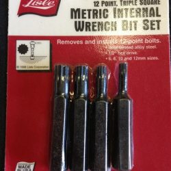 12 Point Triple Square Metric Wrench Bit Set