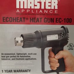 MASTER APPLIANCE EC-100 Heat Gun, 500 to 1000F, 10A, 7.0/9.0 cfm