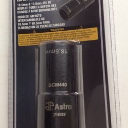 Flip Socket For Damaged Lug Nut Removal 18.5 And 19.5 MM 1/2" Drive last one!!!