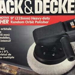 Black and Decker 9533 Automotive Heavy-Duty Random Orbit Polisher 9" (228mm)