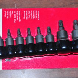 LISLE 81000 TORX PLUS 9 PCS SET T10 TO T650 1/4",3/8"Dr.  MADE IN USA