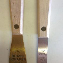 Brass And Stainless Steel Two Piece Scraper