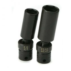 SK 33302 2 Piece 3/8-Inch Drive 5/8-Inch and 11/16-Inch Swivel Spark Plug Socket