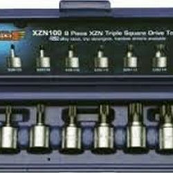 VIMXZN100 8Pc Triple Square 4Mm-16Mm 3/8 Dr Set