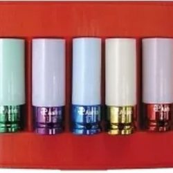 Astro Pneumatic 7835 5 Piece Plastic Sleeve Socket Set