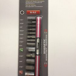 TITAN 16135 13 Piece Tamper Resistant Hex Bit Set SAE