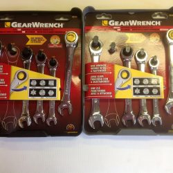10 PC SAE and METRIC Gear Wrench 3/8-5/8, 10-15 mm KD85590 And KD85591