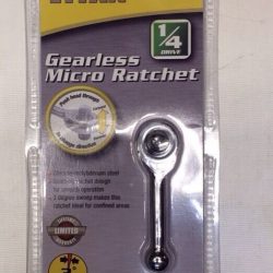 1/4" Drive Gearless Micro Ratchet TIT11200