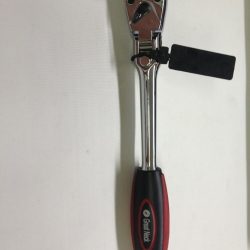 3/8" And 1/4" Drive Adjustable Double Flex Head Ratchet 8" Long
