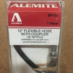 Alemite BP150 12" Flexible Hose With 1/8" Coupler