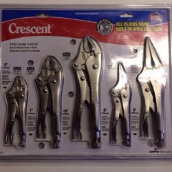 Crescent 5 Piece Locking Pliers Set