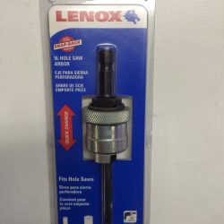 LENOX 1779669 Arbor With Pilot Drill, Snap Back, 5L