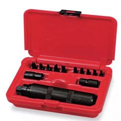PROTO J4900MA Socket Bit Set, 3/8, 1/2 In Dr, 10 pc