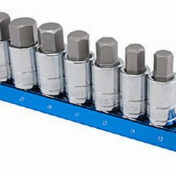 TITAN METRIC HEX BIT SOCKET SET - 7 PIECES