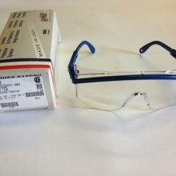 UVEX ASTROSPEC 3000 ULTRADURA HARD BLUE FRAME CLEAR LENS S129