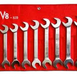 V8 Tools 819 9PC JUMBO METRIC ANGLE WRENCH