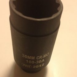 30 Mm 12 Point Deep Socket 1/2" Dr For Bmw And Mercedes. Ast100-30A