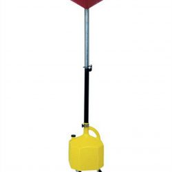 Lisle 8 Gallon Oil Lift Drain on wheels -36 1/2" to 74" LIS11102