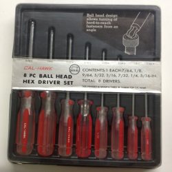 8 Pc Ball Head Hex Driver Set