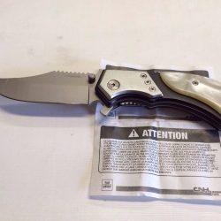 Bozeman Stainless Steel Knife With Smooth Handle Finish