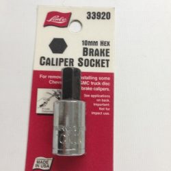 Lisle 33920 10MM Hex Brake Caliper Socket 3/8" drive