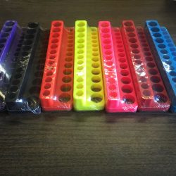 MECHANIC TIME SAVER 72X SERIES 1/4" drive Shallow / Deep (26) hole SKT organizer