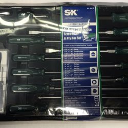 SK86316 21 PIECE combination screwdriver and prybar set