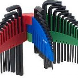 Titan 12739 39 Piece Long Arm Hex Key Set  Metric  SAE And Torx Set